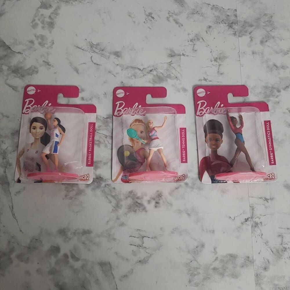 NEW 3 Barbie Figurine Set
